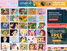 Tablet Screenshot of poshtoons.com
